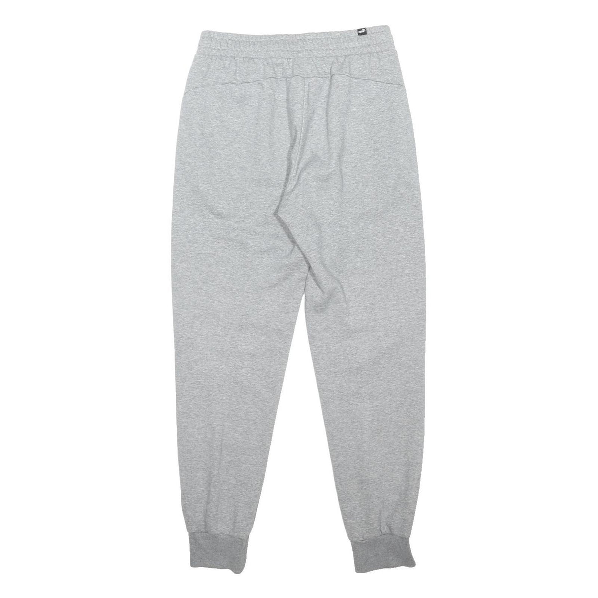 PUMA Mens Joggers Grey M W28 L30 Cotton Blend Regular Tapered Fit Casual Wear