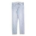 LEVI'S Womens 501S Jeans Slim Skinny Denim Light Wash W26 L30 Classic Button Fly