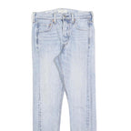 LEVI'S Womens 501S Jeans Slim Skinny Denim Light Wash W26 L30 Classic Button Fly