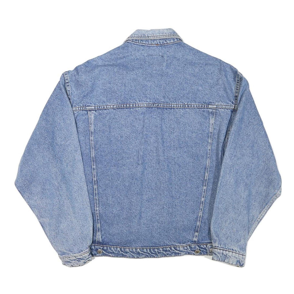 LEVI'S Mens Blue Denim Jacket L Cotton Blend Classic Button Fastening Casual