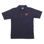 CHAMPION Mens Navy Blue Polo Shirt M Cotton Blend Classic Embroidered Logo