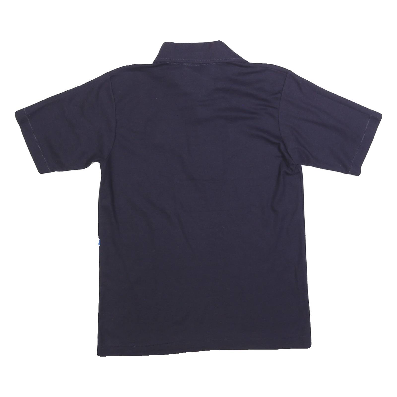 CHAMPION Mens Navy Blue Polo Shirt M Cotton Blend Classic Embroidered Logo