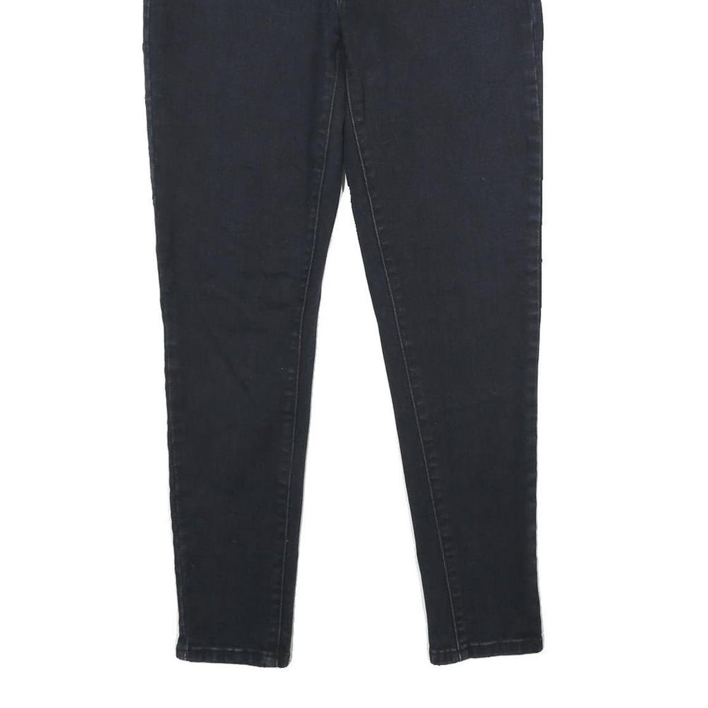 LEVI'S Legging Womens Jeans Black Slim Skinny Denim Raw W28 L30 Stretch