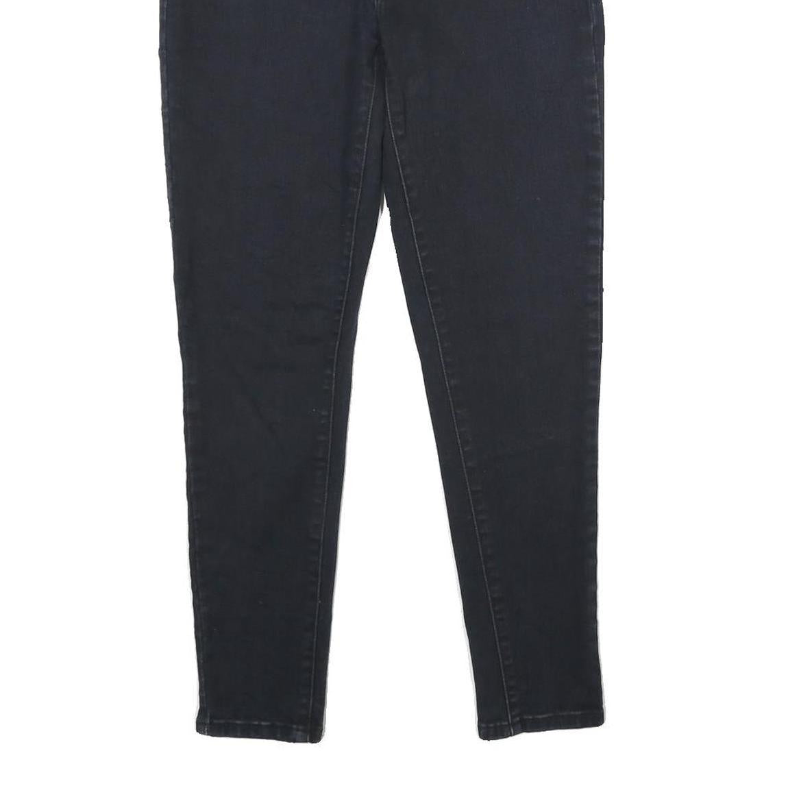 LEVI'S Legging Womens Jeans Black Slim Skinny Denim Raw W28 L30 Stretch