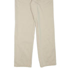 CALVIN KLEIN JEANS Mens Cotton Blend Beige Regular Straight Trousers W32 L31