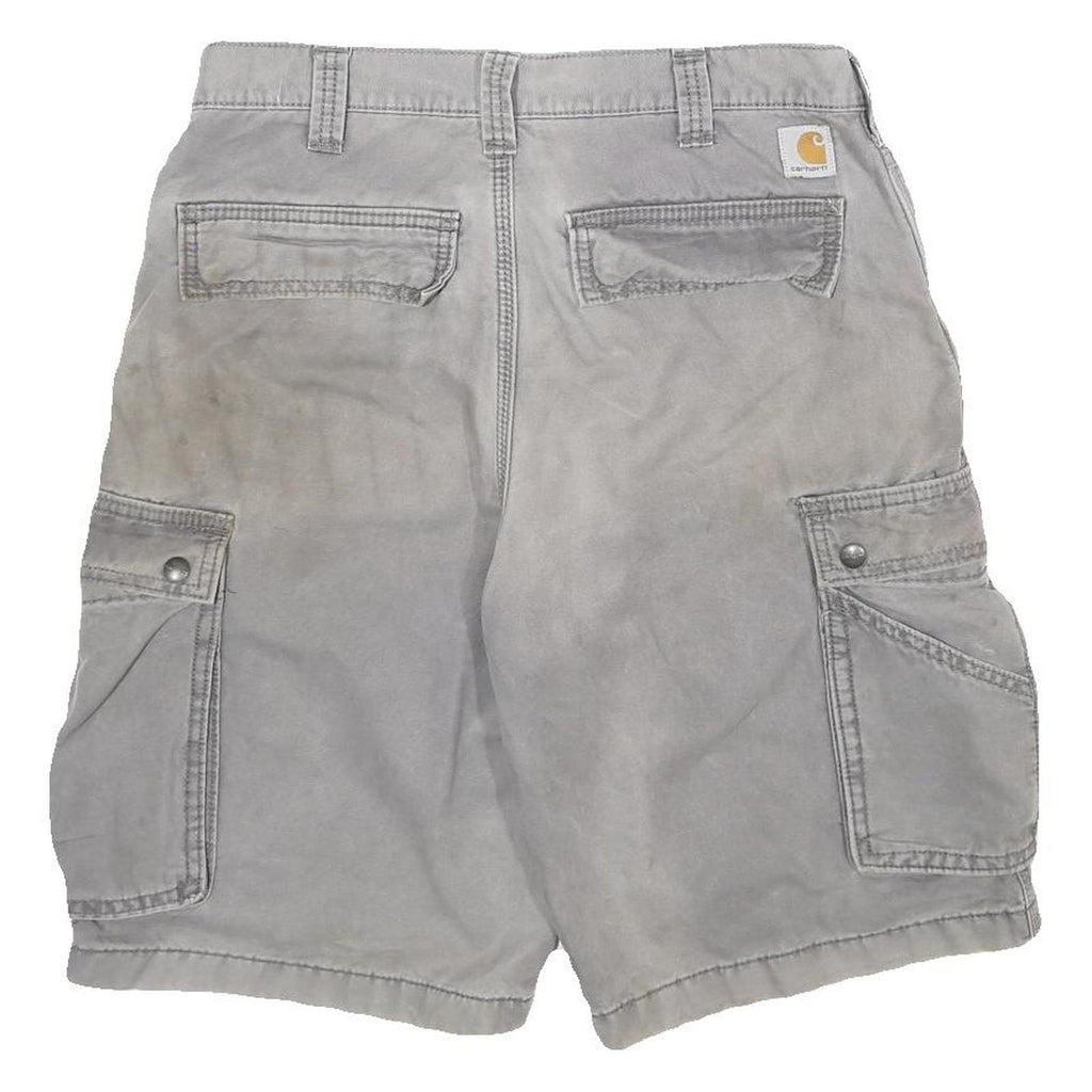 CARHARTT Mens Shorts Grey Casual Cargo Large Pockets Relaxed Fit M W32