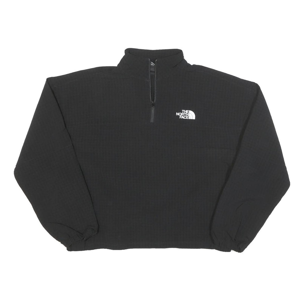 THE NORTH FACE Womens Black Outdoor Jacket M Polyester Blend Plain Zip