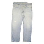 CARHARTT Mens Jeans Blue Regular Straight Denim Stone Wash W38 L30 Casual