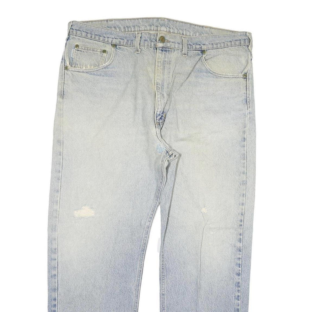 CARHARTT Mens Jeans Blue Regular Straight Denim Stone Wash W38 L30 Casual