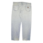 CARHARTT Mens Jeans Blue Regular Straight Denim Stone Wash W38 L30 Casual