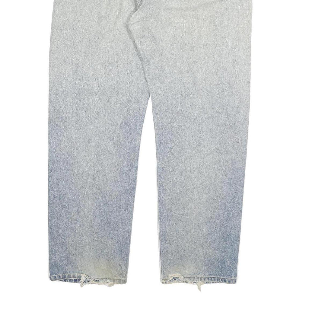 CARHARTT Mens Jeans Blue Regular Straight Denim Stone Wash W38 L30 Casual