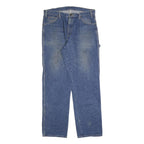 DICKIES Mens Regular Blue Denim Jeans W36 L34 Zip Cotton Blend Workwear