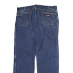 DICKIES Mens Jeans Blue Regular Straight Denim Medium W38 L30 Classic Fit