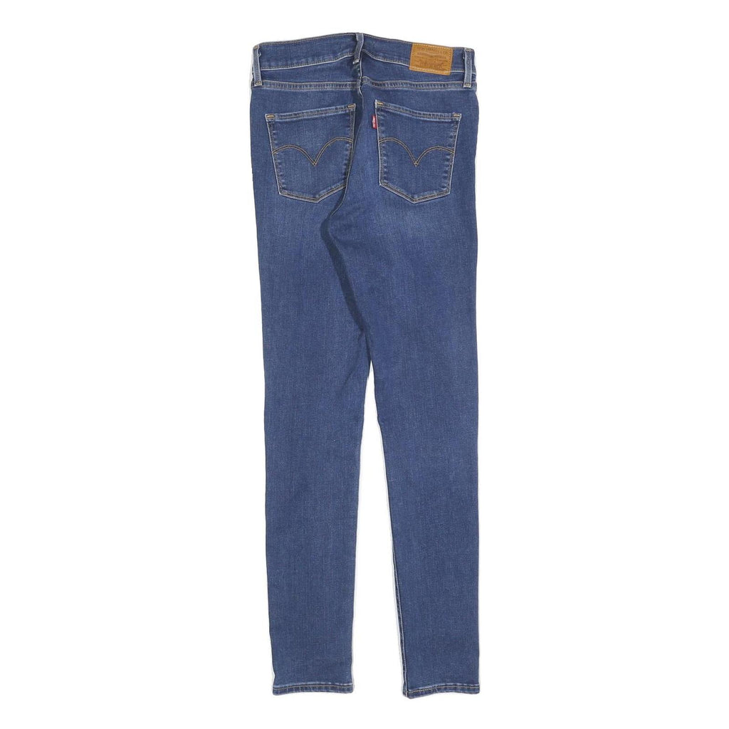 LEVI'S Womens Jeans Blue Slim Skinny Denim Medium W26 L30 Distressed Zip 311