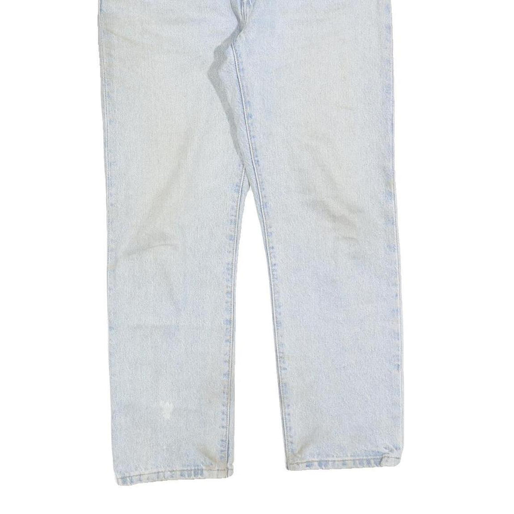 LEVI'S 501 BIG E Womens Jeans Blue Light Denim Regular Fit Straight Button W30