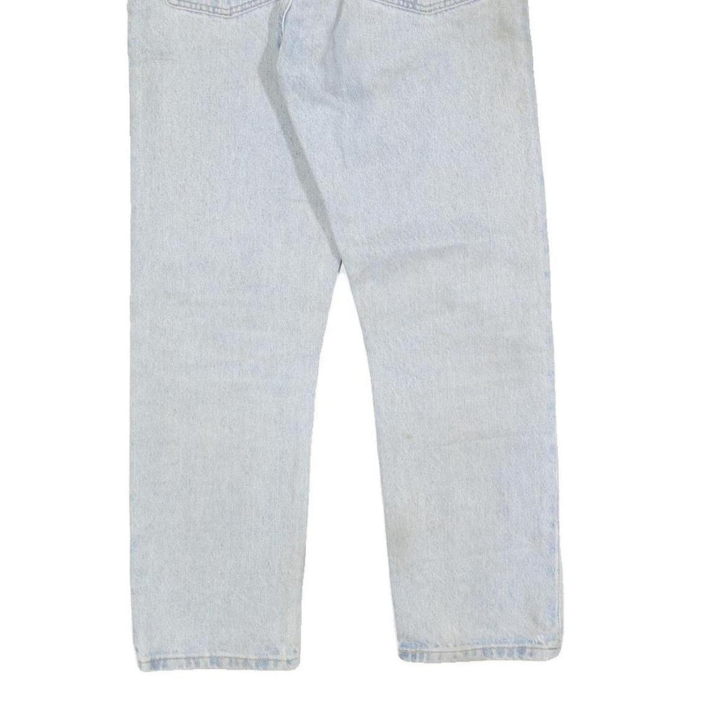 LEVI'S 501 BIG E Womens Jeans Blue Light Denim Regular Fit Straight Button W30