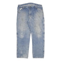 DICKIES Mens Regular Fit Workwear Blue Denim Jeans W38 L30 Zip Closure