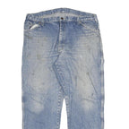 DICKIES Mens Regular Fit Workwear Blue Denim Jeans W38 L30 Zip Closure