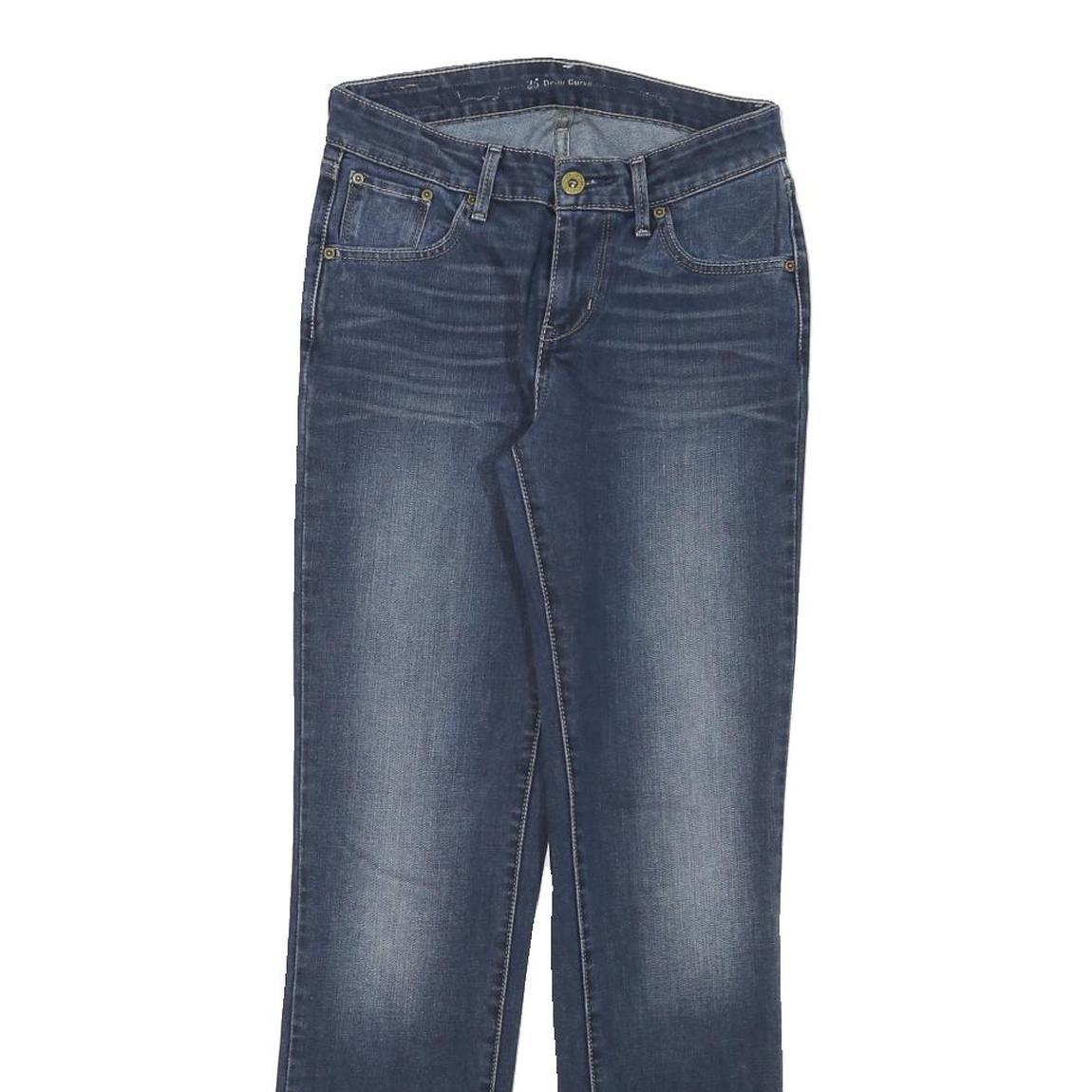 LEVI'S Womens Jeans Blue Slim Skinny Denim Medium W25 L28 Classic Zip