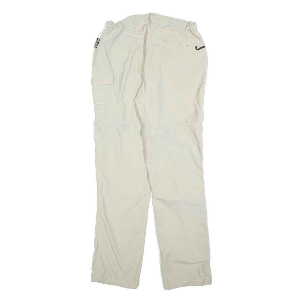 8848 Womens Polyester Blend Beige Regular Leg Trousers W30 L34 Outdoor Zip