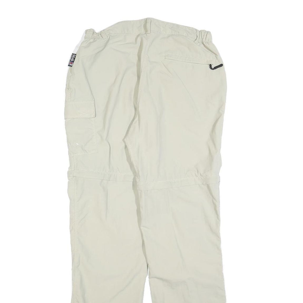 8848 Womens Polyester Blend Beige Regular Leg Trousers W30 L34 Outdoor Zip