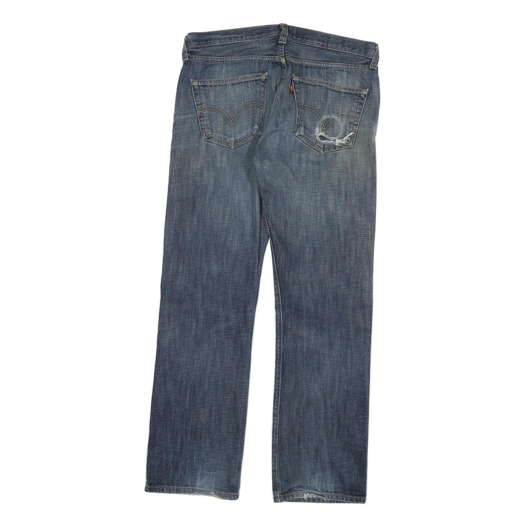 LEVI'S 501 Mens Jeans Blue Regular Straight Denim Medium W34 L31 Classic Button