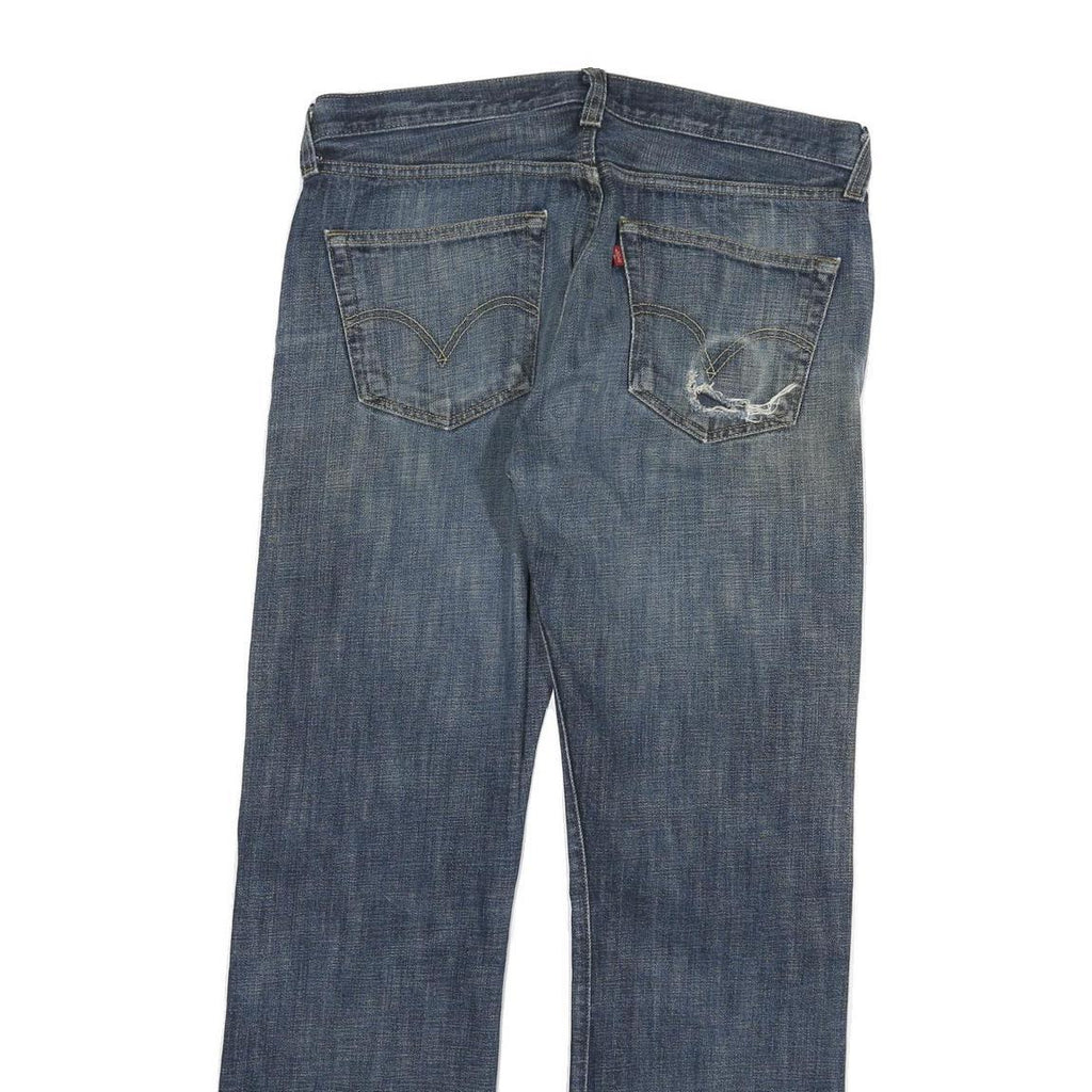 LEVI'S 501 Mens Jeans Blue Regular Straight Denim Medium W34 L31 Classic Button