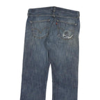 LEVI'S 501 Mens Jeans Blue Regular Straight Denim Medium W34 L31 Classic Button