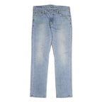 LEVI'S 511 Mens Jeans Blue Regular Slim Denim Light W33 L32 Classic Zip