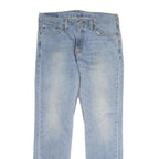 LEVI'S 511 Mens Jeans Blue Regular Slim Denim Light W33 L32 Classic Zip
