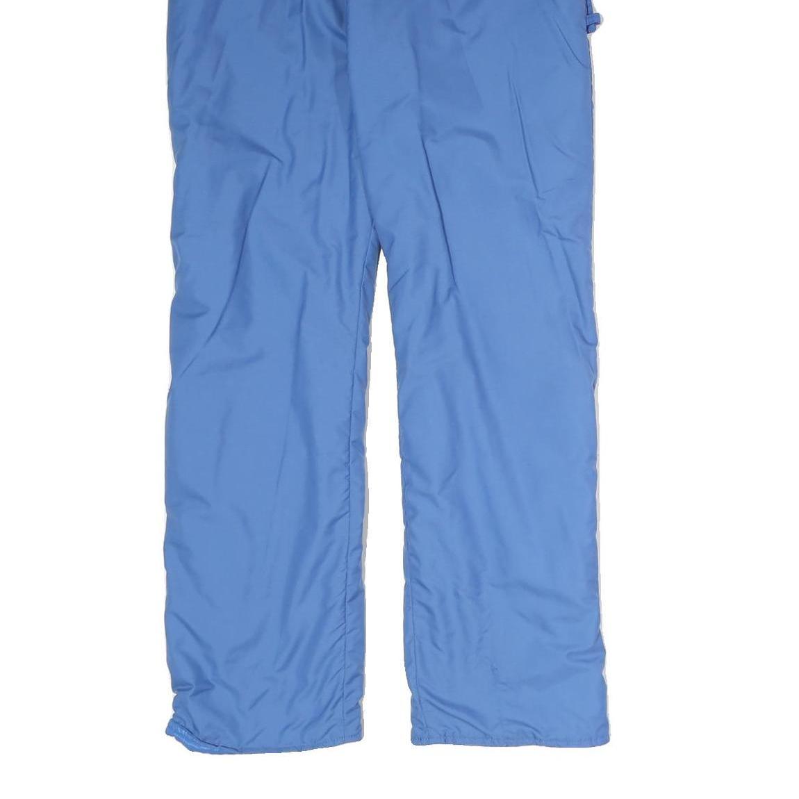 Womens Regular Fit Blue Cotton Trousers W26 L29 Practical Pocket Outdoor Zip