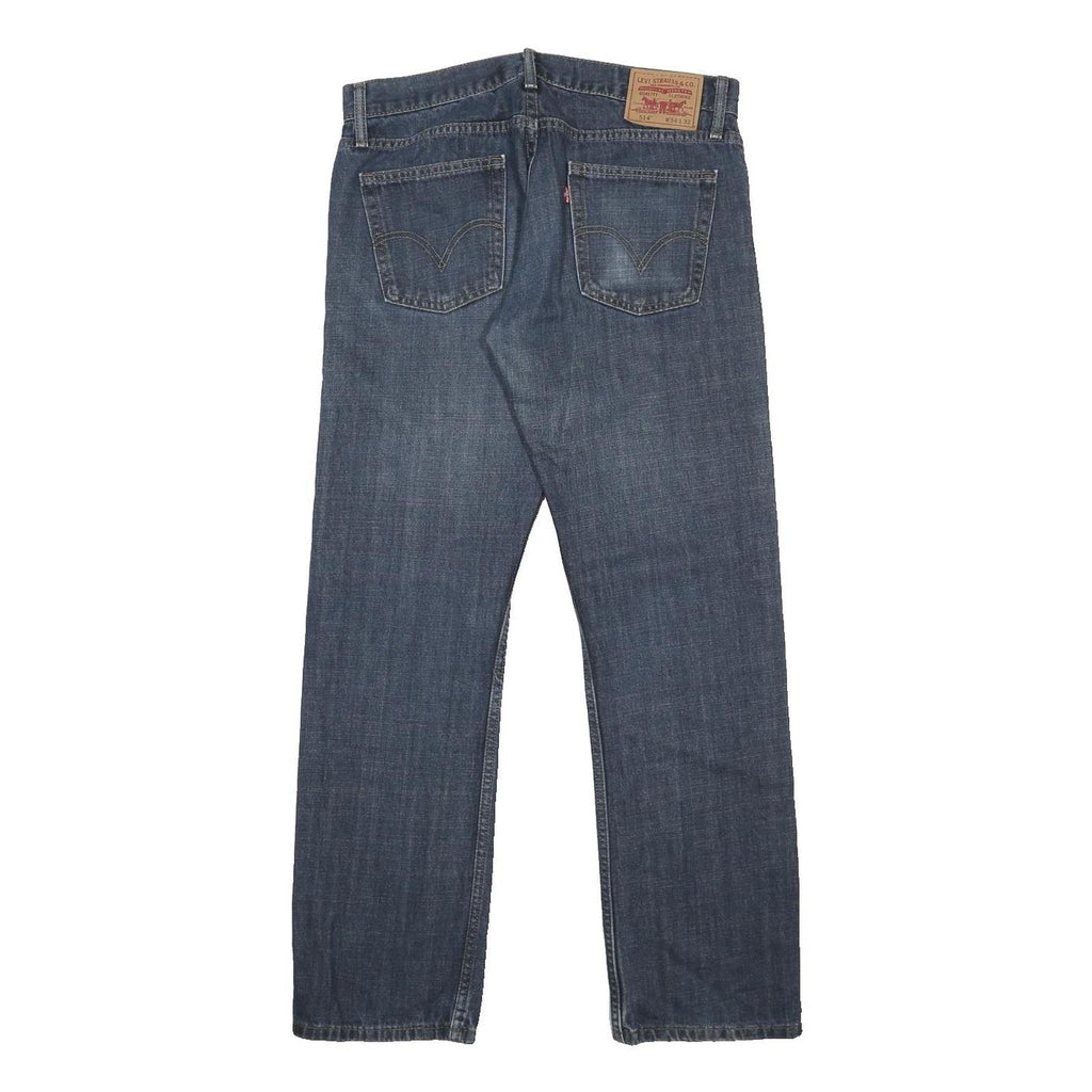 LEVI'S 514 Slim Mens Jeans Blue Slim Straight Denim Medium W34 L32 Classic Fit