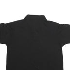 LACOSTE Mens Black Cotton Short Sleeve Polo Shirt S Classic Logo Casual