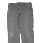 DICKIES Mens Regular Fit Grey Jeans Cotton Blend W36 L32 Workwear Durable