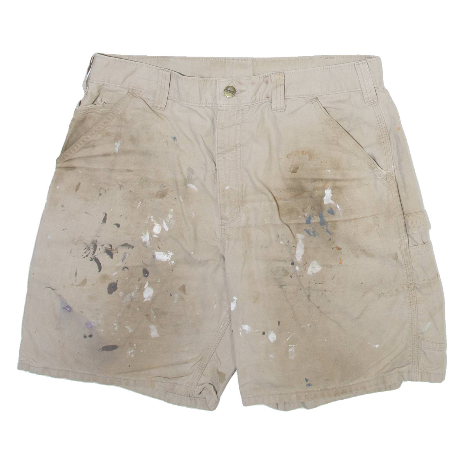 CARHARTT Mens Workwear Shorts Beige M W34