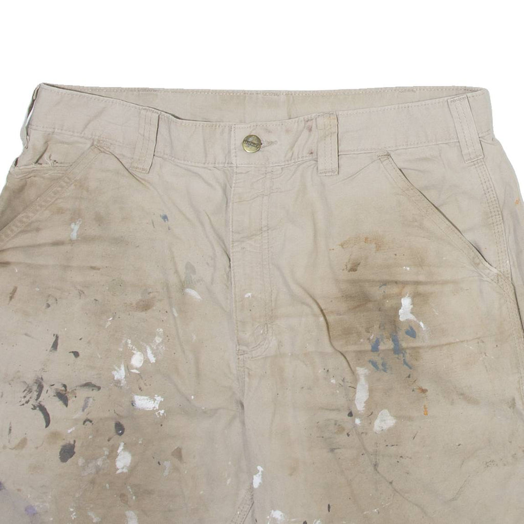 CARHARTT Mens Workwear Shorts Beige M W34
