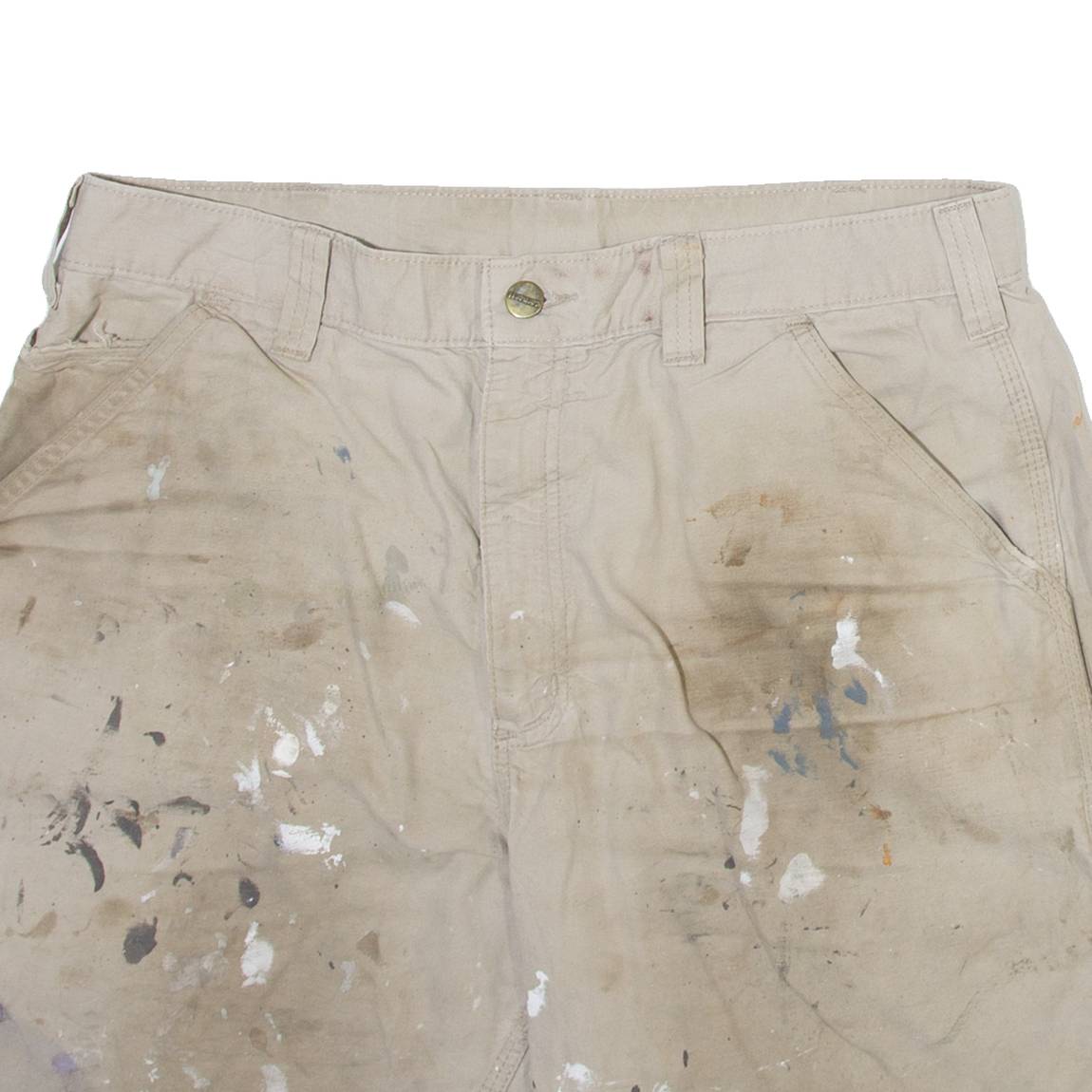 CARHARTT Mens Workwear Shorts Beige M W34