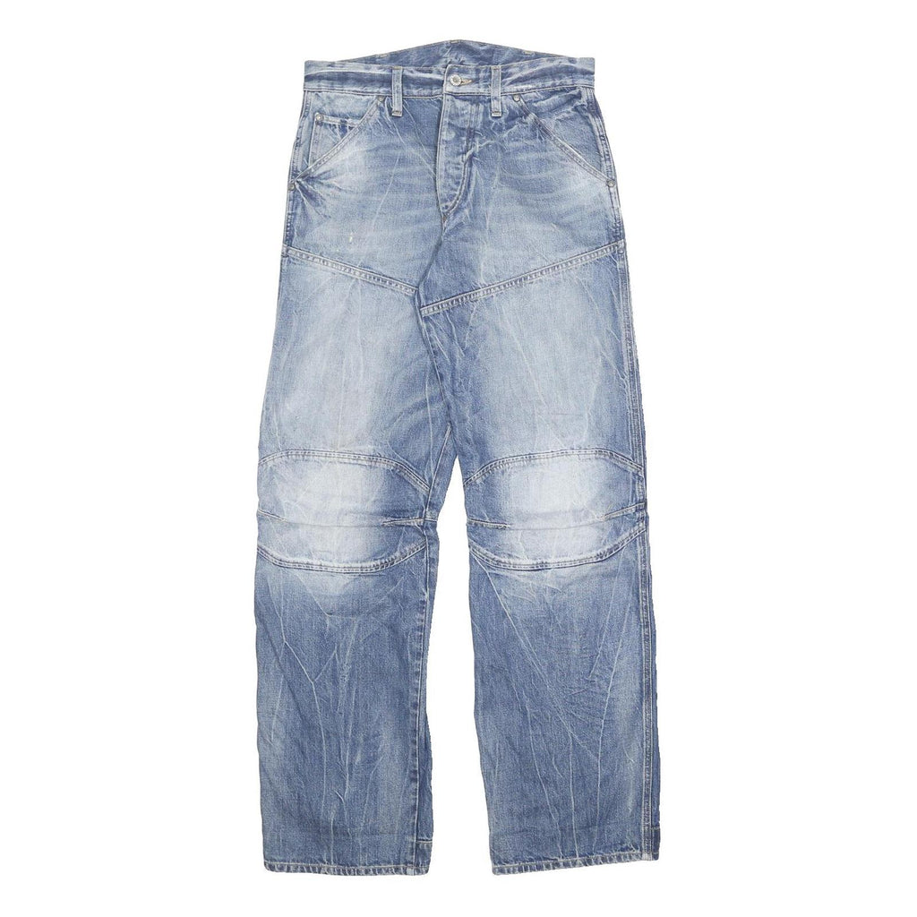 G-STAR Mens Jeans Blue Relaxed Straight Denim Light W30 L34 Casual Wear