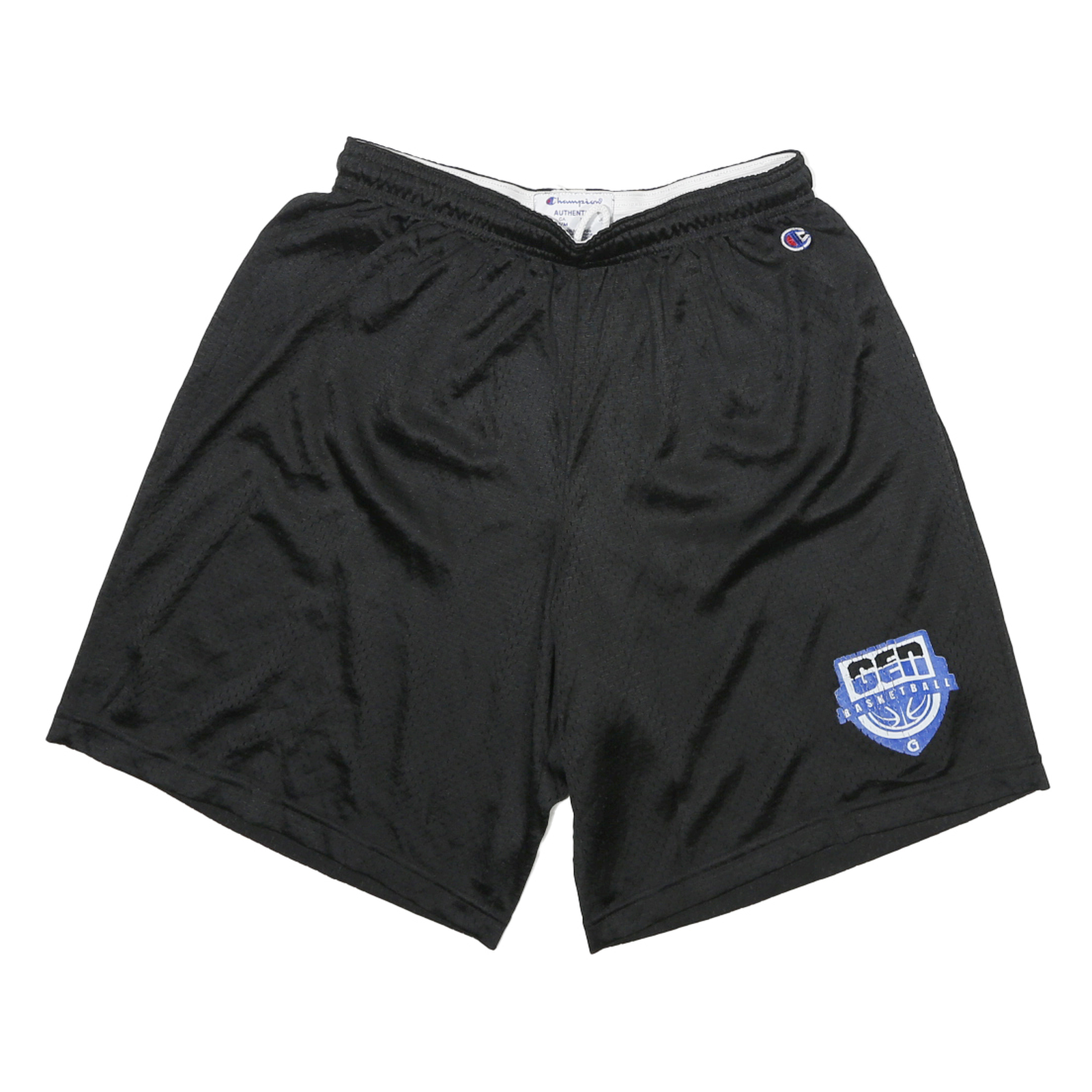 CHAMPION Mens Black Casual Basketball Shorts M W26 Breathable Mesh Drawstring