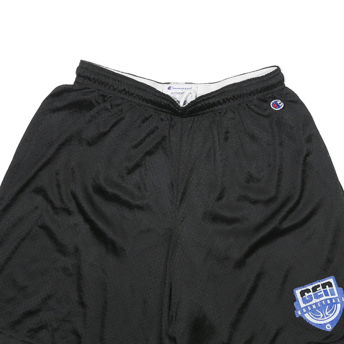 CHAMPION Mens Black Casual Basketball Shorts M W26 Breathable Mesh Drawstring