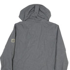 JACK WOLFSKIN Womens Grey Outdoor Jacket L Polyester Blend Zip Hooded Casual