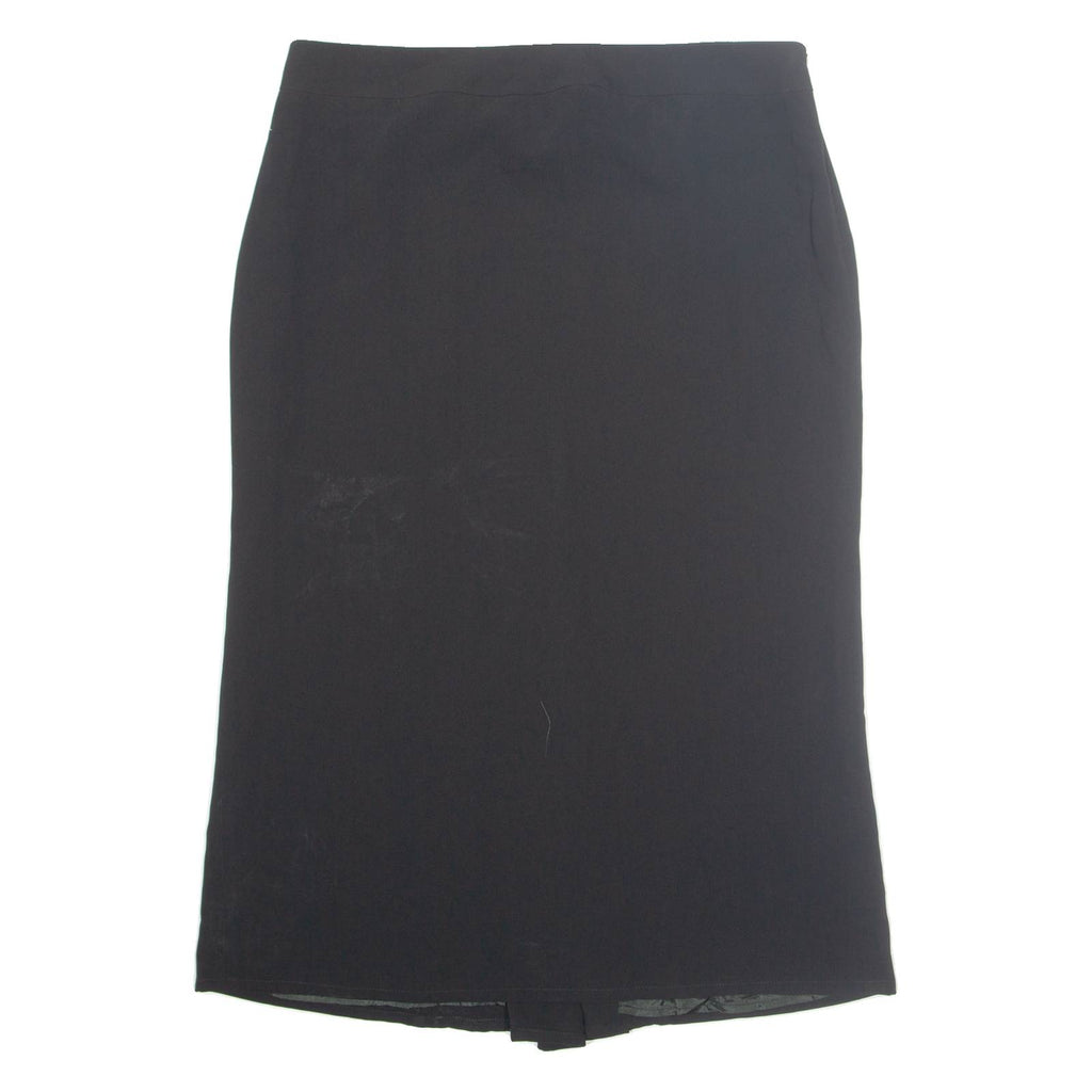 ELENA MIRO Womens Straight Skirt Black Long XL