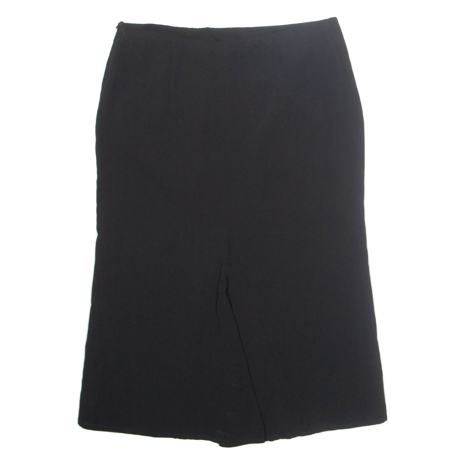 ELENA MIRO Womens Straight Skirt Black Long XL