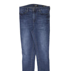 GUESS Womens Jeans Blue Slim Skinny Denim Medium W28 L30 Stylish Zip Fastening