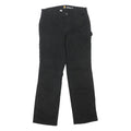 CARHARTT Womens Cotton Blend Black Regular Leg Trousers W32 L32 Workwear Utility