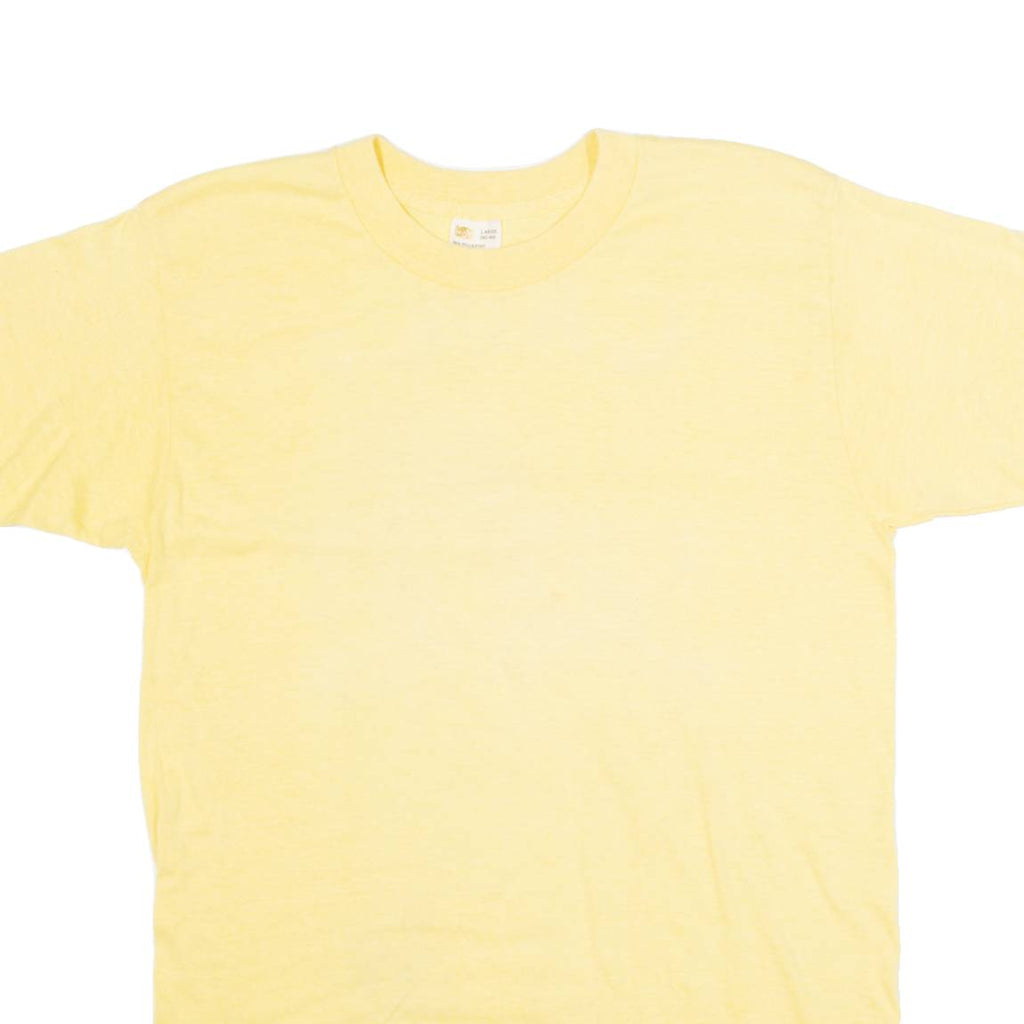 BODY WEAR Canci Dragon Womens T-Shirt Yellow 90s L