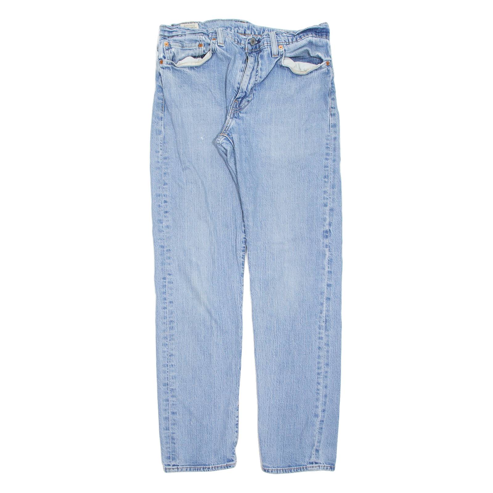 LEVI'S 502 Jeans Womens Blue Regular Tapered Stone Wash W32 L34