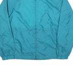 PERFECT TRAIL Mens Blue Nylon Windbreaker Jacket M Lightweight Casual