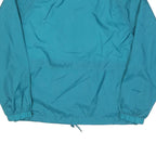 PERFECT TRAIL Mens Blue Nylon Windbreaker Jacket M Lightweight Casual