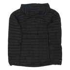 BERGHAUS Womens Black Outdoor Jacket UK 16 Polyester Blend Zip Hooded Quilted